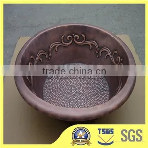 Copper Pedicure Bowl thumbnail-1