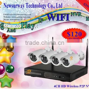 2016 Hot Selling Home Security Camera System Wireless IP Outdoor Camera 4ch Wifi Camera Kits thumbnail-1