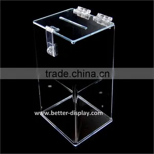 Wholesale Acrylic Charity Box Designs thumbnail-2