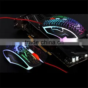 Adjustable 1200 1600 2400 DPI 6 Buttons Game Mouse With Backlight Plug and Play thumbnail-2