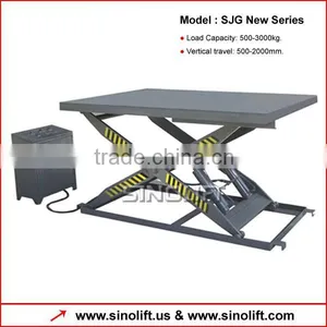 SJG New Series Electric Cargo Lift Table thumbnail-1