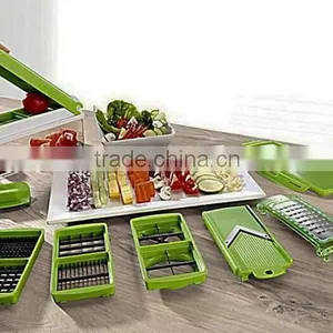 Food Container, Safety Food Holder, Bonus Peeler - All-in-One Vegetable Cutter, Slicer, Grater & Julienne Slicer thumbnail-2