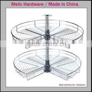 2016-2017 Foshan Kitchen Hardware Cabinet Chrome Revolving Basket thumbnail-4