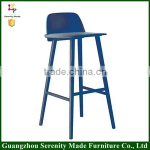2016 Coloful Modern Wooden Stool Used Bar Furniture thumbnail-1