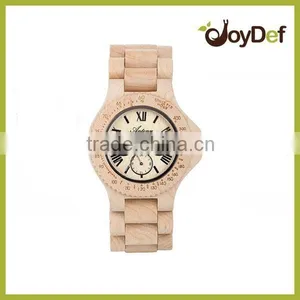 Luxury Man Sport Wood Watch Japan Mvmt Watch, Wooden Watch thumbnail-1