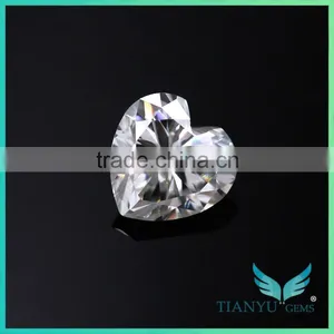 Moissanite Wholesale Heart Shape 6*6mm Moissanite Wedding Sets thumbnail-2
