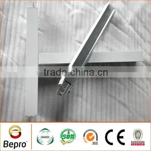 Flat Grooved Ceiling T-bar Accessories for PVC Gypsum Tiles and Plastic Boards thumbnail-2