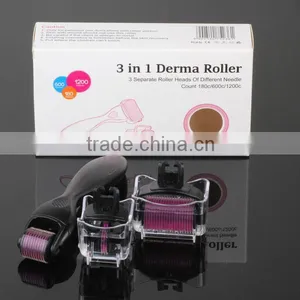 Factory Price 3 in 1 Derma Roller for Hair Loss Treatment thumbnail-1