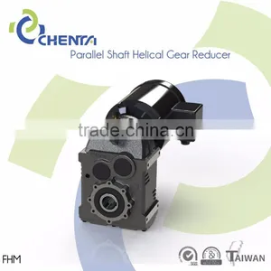 PARALLEL SHAFT HELICAL GEAR REDUCER FNM MODEL Flange Mounted Gear Motor Flange Input Gearbox thumbnail-2