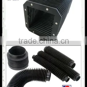 Cylinder Type Bellow Covers for Rubber Threaded Rod,polish Rod and Milling Machine Tools thumbnail-1