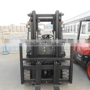 2 Ton Tcm Forklift Manual Dealers With Side Shift Fork and Three Meters Mast thumbnail-3