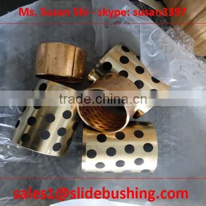 6x10x45mm and 6x10x37mm Whole Bronze or High Stress Brass With Graphite Self Lubricanting Bearing thumbnail-5