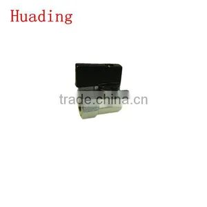 1/4" 3/8" 1/2"hot Sale Double Male Thread Brass Ball Valve thumbnail-5