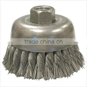 Twist Knot Steel Wire Cup Brush thumbnail-2