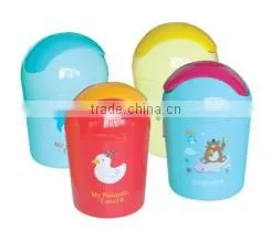 Small Round Plastic Litter Bin thumbnail-1
