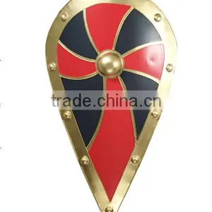 White Cross Steel Battle Shield, SCA Battle Ready Shields thumbnail-1