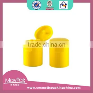 Yellow Color 24/420 Plasitc Bottle Flip Top Caps thumbnail-1