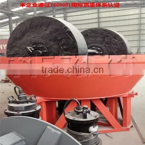 High Quality Wet Pan Mill, Grinding Gold Machine Export to Sudan thumbnail-4