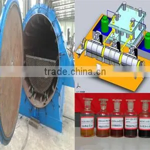 Special Design 2014 New Type Tube Reactor Pyrolysis Plant Recycling Plastic Scrap To Furnace Oil thumbnail-1