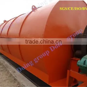 Latest Technology Waste Tire Recycling to Fuel Oil Pyrolysis Plant thumbnail-1