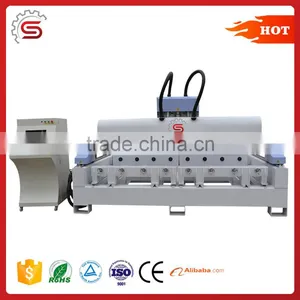 High Quality STR3012-8S 4 Axis CNC Router Woodworking Carve Machine thumbnail-2