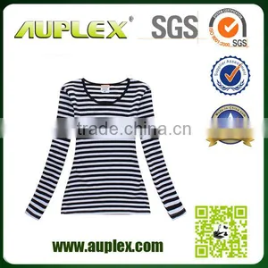 2015 New Fashion Wholesale Black Yellow Red Blue and White Horizontal Striped Shirt Vertical Striped Men t Shirt thumbnail-1