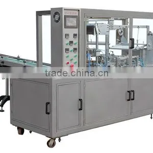 Automatic Large Boxes Cases Transparent Cellophane Film Packing Machine thumbnail-1