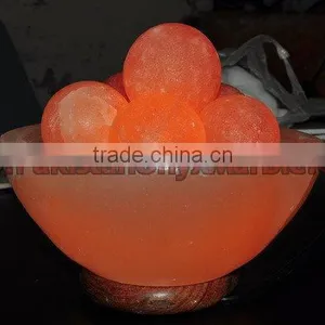 NATURAL COLOR Attractive Price New Type CRAFTED BOWLS SALT LAMPS thumbnail-1