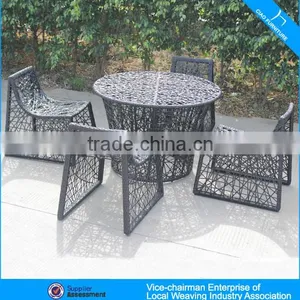 New Design Leisure Rattan Table and Chair Special Weaving Dinning Table Chair thumbnail-1