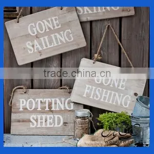 Personalized Wooden Sign UV Printing on Wood Wooden Hanging for Home Decoration Digital Printing Out Door Advertising Sign thumbnail-1