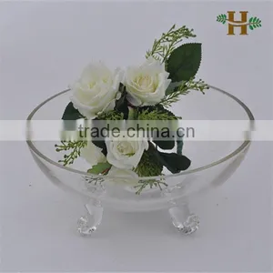 Handmade Footed Large Glass Jar With Food Arrangement thumbnail-1