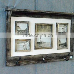 2016 Latest Wooden Decorative Wall Shelf With Frames thumbnail-6