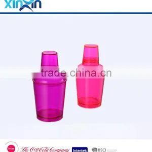 Foodgrade 10oz Shot Plastic 300ml Cocktail Shaker thumbnail-1