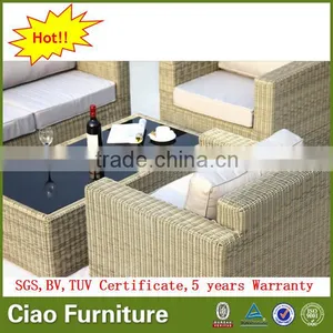 High-end Outdoor Garden Set Rattan Sectional Sofa Furniture thumbnail-2