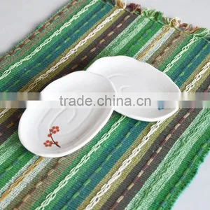 Japanese Style Oval Shape Small Sushi Saucer thumbnail-1