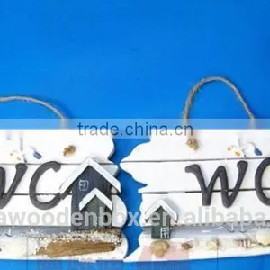 Wholesale Wood Vintage Colour Wooden Doorplate Top Quality Indicator for Factory Direct Sale thumbnail-2