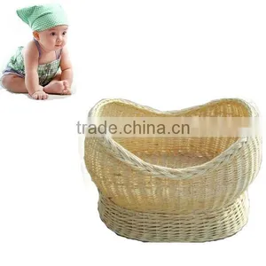 Willow Baby Basket & Eco-friendly Woven Products / Wicker Baby Bassinet thumbnail-1