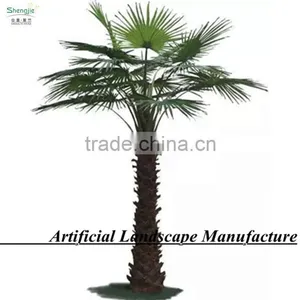 Indoor Palm Tree Hotsale Size Customized Fiberglass Date Palm Tree thumbnail-6