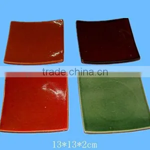 Colorful Square Ceramic Fruit Plates thumbnail-1