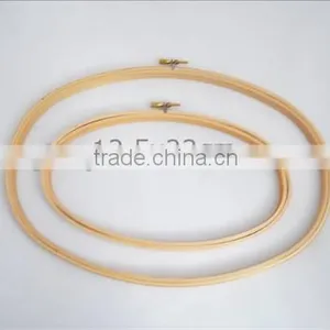 Hot Sell Wooden Oval Embroidery Hoop Made in China thumbnail-1