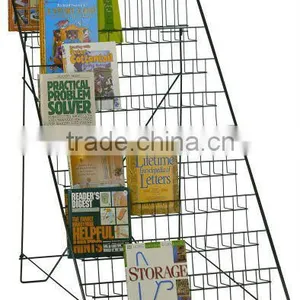 Metal Floor Magazine Rack thumbnail-1