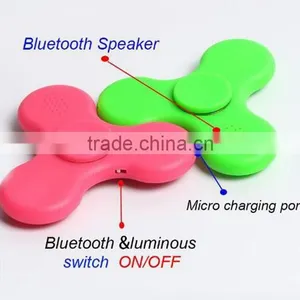 New Bluetooth Led Hand Spinner, Finger Tip Gyroscope, Finger Tip Gyroscope, Bluetooth Sound Fidget Spinner, Led With Lamp thumbnail-4