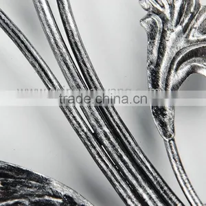 Hot Selling Concise Beautiful Silvery White Fancy Wall Clocks thumbnail-6