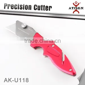 Wholesale Paper Cutter Folding Utility Pocket Knife Cutter With Aluminium Handle thumbnail-1