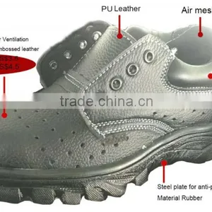 PU Leather Buffalo Leather Waterproof High Quality Safety Shoes thumbnail-4