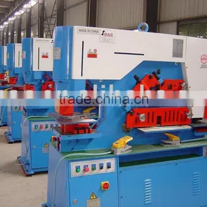 Hydraulic Iron Worker/punching Shearing & Notching Machine thumbnail-1
