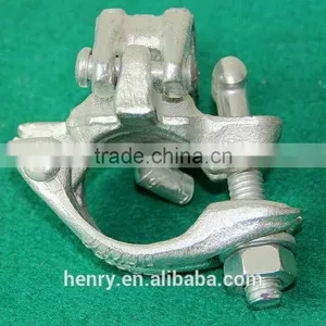 British Style 90 Degree Drop Forged Double Scaffolding Coupler thumbnail-1