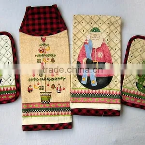 Christmas Gifts Kichen Textlie Sets Apron Sets Oven Glove Sets Tea Towel Sets thumbnail-4