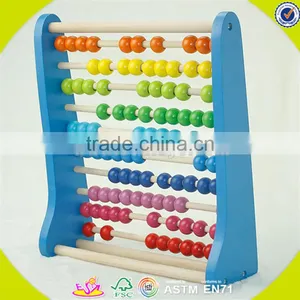 Wholesale Multifunctional Kids Wooden Abacus Toy Colorful Wooden Toy Abacus Superior Quality Wooden Abacus Toy W12A010 thumbnail-5