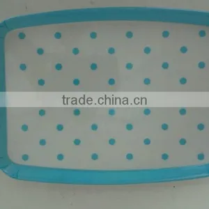Melamine Tray With Double Handle C3007 thumbnail-1
